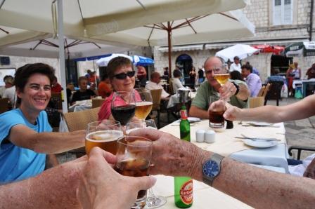 Dubrovnik Lunch Beers