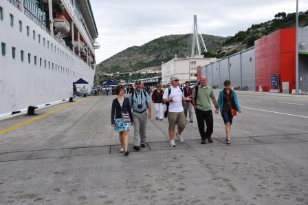 Leaving the Ship in Croatia