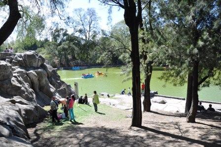 Lake in Chapultepec Park