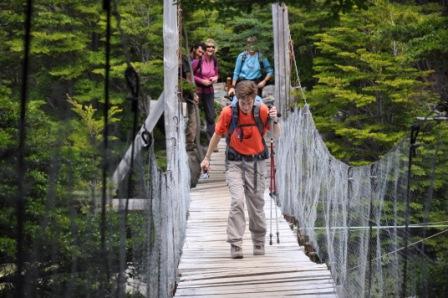 Lisa on Suspention Bridge