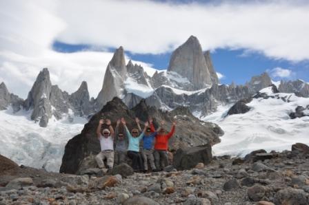 The Group at Laguna de los Tres
