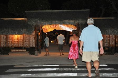 Entering Bloody Mary's
