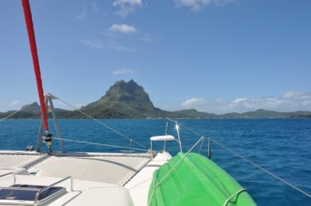 Into Bora Bora Lagoon