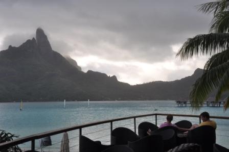 Otemanu from Intercontinental Bar