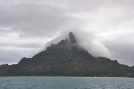 Otemanu in Clouds